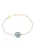faina Armband  aqua / rose-goud