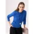 TRENDYOLMİLLA Dames Blauw Effen Driekwart mouw Regular fit Blouses