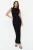 TRENDYOLMİLLA Dames Zwart Effen Maxi Mouwloos Casual Bodycon Jurken