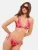 Lipsy Bikini  pink / rood / zwart / wit