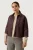 Garcia leather look jack bordeauxrood