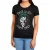 Batman Nauwsluitend T-shirt met manische spiraalprint voor dames (Zwart)