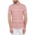 Original Penguin Heren Ikat Normaal Shirt Met Korte Mouwen (Mineraal Rood)