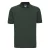 Russell Heren Klassiek Piqué Katoenen Polo Shirt (Fles groen)