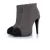 Grijze platform glitterschoenen
