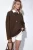 Oversized gebreide trui met ronde hals
