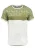 !Solid Shirt ‘Florian’  olijfgroen / wit