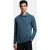 Lyle & Scott Verborgen knop met lange mouwen poloshirt in Marine