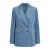 King Louie regular fit blazer – lichtblauw
