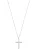 Hey Happiness Ketting ‘Kreuz’  zilver