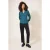 White Stuff Annie Sparkle Jersey Shirt Dark Teal