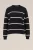 WE Fashion – Heren trui met dessin – Regular fit – Zwart – Katoen –