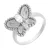 Orphelia Dames 925 Sterling Zilveren Ring – Zilver ZR-3926