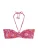 Marc O’Polo Bikinitop ‘ Abstract Leaf ‘  oranje / pink
