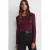 Dames Slim-fit Bootnek Langsleeve Blouse