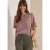 Shirt met textuur en strepen