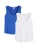 love & roses Top  blauw / wit