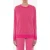 Moschino Allover Logo Wool Sweater Fuchsia
