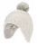 Heat Holders – Kabelgebreide Muts Voor Meisjes Met Pom Pom – Buttercream