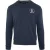 Aquascutum Heren Sweatshirt met Geborduurd Logo Ronde Hals (Marine)