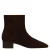 Manfield leren enkellaarzen – bruin