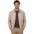tussenjas Profuomo beige normale fit leer