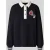 Marc Cain Sweatshirt met polokraag en motiefprint