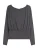 Bershka Shirt  donkergrijs