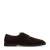 Manfield suède veterschoenen bruin