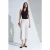 High-Waisted Katoenen Poplin Capri Culottes