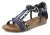 LASCANA Sandaal  blauw / wit