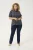 Overhemd met lang mouwen Regular fit Midnight Marine Lace Print dark blue