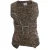 Chanel, lichtbruin bouclé vest met gouden knopen