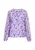DreiMaster Vintage Blouse  blauw / lila / pastellila