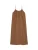 moshi moshi mind Jurk ‘Cave’  lichtbruin