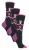 Heat Holders – 3 paar Ultra Lite dames skisokken – Zwarte Fairisle