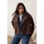 TRENDYOLMİLLA Dames Bruin Effen Oversized Trenchcoats