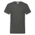 Fruit Of The Loom Heren Valuegewicht V-hals, T-shirt met korte mouwen. (Licht Graphite)