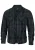 INDICODE JEANS Overhemd ‘Poma ‘  blauw / zwart