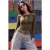 TRENDYOLMİLLA Dames Kaki Effen Lang Getailleerd Blouses