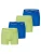 Happy Shorts Boxershorts  kobaltblauw / neongroen