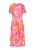 COMMA Jurk  beige / oranje / pink
