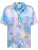 Carlo Colucci Overhemd ‘Eikemann’  azuur / sering / pasteloranje / offwhite