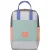 Johnny Urban Rugzak ‘Linus’  lichtgrijs / mintgroen / zalm roze