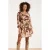 Smashed Lemon 24642 jurk met abstracte e print |