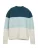TOM TAILOR DENIM Trui  petrol / mintgroen / wit