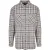 Urban Classics Heren Geruit Oversized Shirt Lang (Grijs/Zwart)
