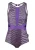BECO the world of aquasports Badpak ‘Hexagon’  lila / zwart