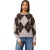 Scotch & Soda Pullover Sweater Med Brown Ht/ Seal Brown/ Rose Dust Ht