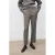 Mango straight regular waist pantalon grijs